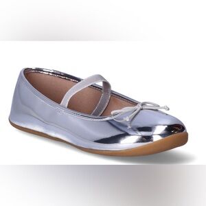 Wonder Nation Girl's Bow Ballet Flat Dress Shoes